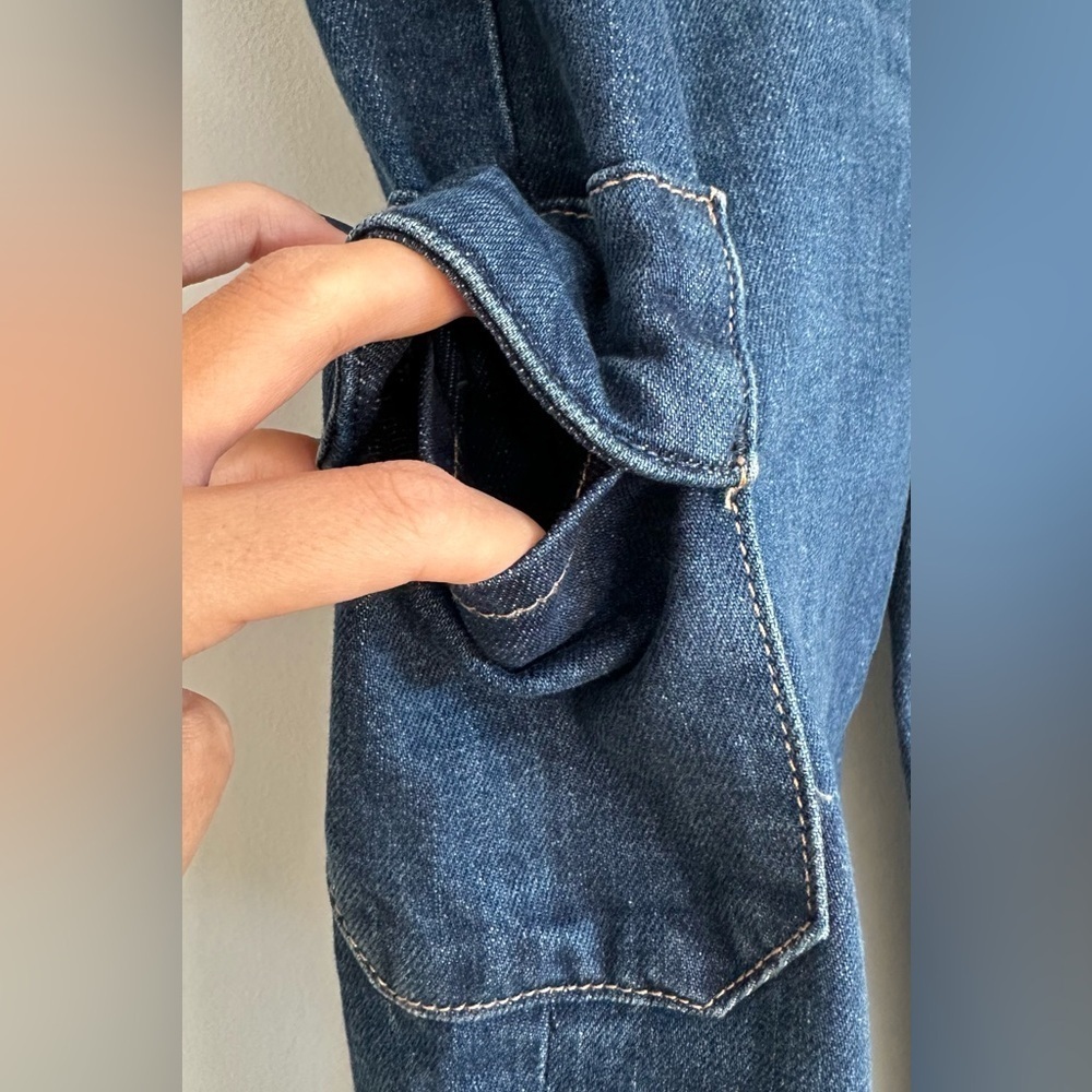 NWOT PAIGE Dion Cargo Trouser Flare Jeans 25 - Picture 8 of 12